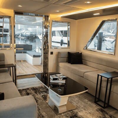 Dubai Luxury Private Yacht Rental - 64ft Hatteras Vogue 5