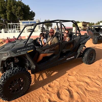 Dubai Morning 4 Seater Buggy Tour Sand Boarding & Camel ride 5