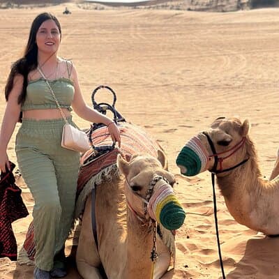 Dubai Private Morning Safari with Camel Ride 4