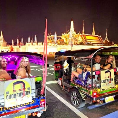 2-hour Bangkok Old City Night CHOB TUK TUK + Talat Noi Street Art 2