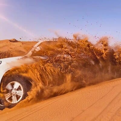 Desert Safari with Red Dune Buggy and Camel Ride Dubai 2