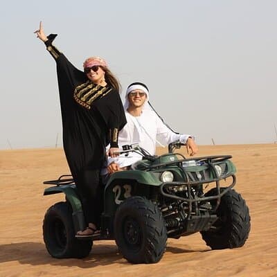 Premium Desert Safari: BBQ, Quad Bike & Sandboarding
