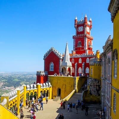 From Lisbon : Pena Exterior, Regaleira, Cabo da Roca & Cascais