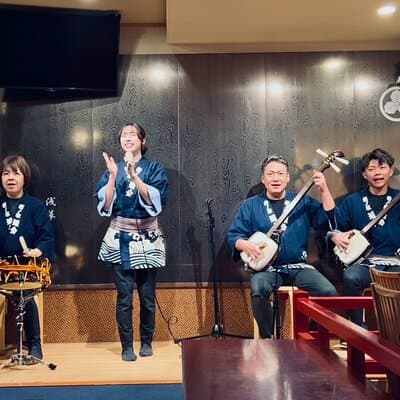Tokyo: Live Shamisen guitar and Izakaya Experience