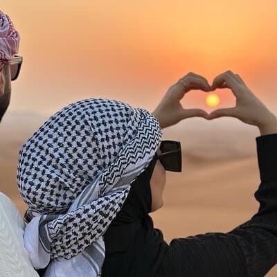 Dubai Sunrise private Desert Safari With Camel Ride