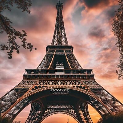 Romantic Eiffel Tower Couple Photoshoot 2
