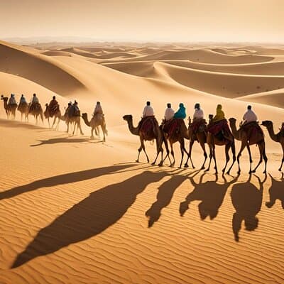 Private Morning safari with Self Ride Quad Bike Camel Ride & more 3