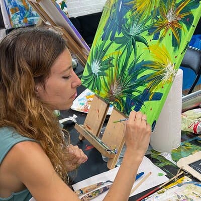 NYC: Abstract Painting with Palette Knives – Small Group 2