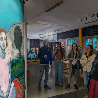 Lisbon Lunch with Local Artists in a Creative Studio 5