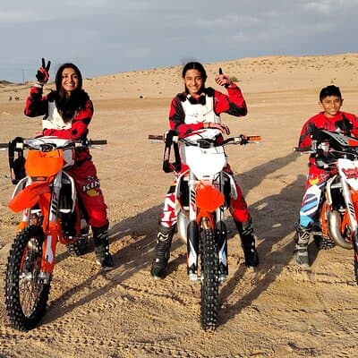 Adult Desert Motorbike Training in Dubai 2