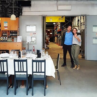 Urban winery tour, premium tasting flight & tapas