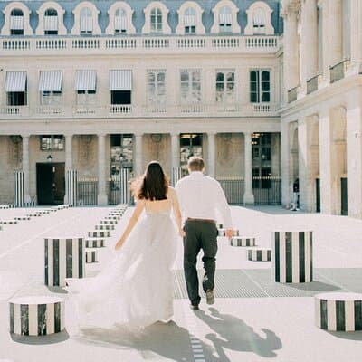 Amazing Colonne de Buren Photoshoot