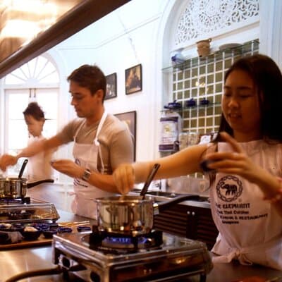 Blue Elephant Sathorn Bangkok Cooking School with Michelin Guide 2