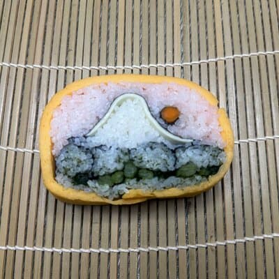 Special sushi rolls only available in Japan Making Experience