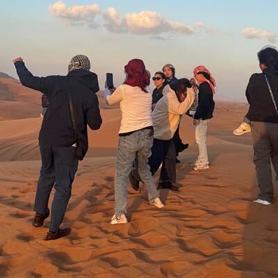 Private Morning Red Sand Desert Safari camel ride,Sand-board More 2