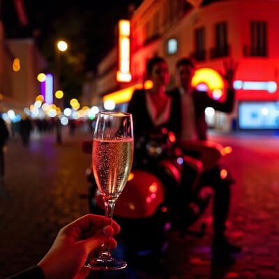 Private Nighttime Vintage Sidecar Tour with Champagne in Paris 3