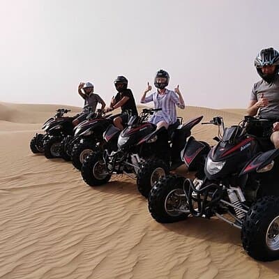 Sunset Evening Desert Safari with Dune Bashing Camel Ride & BBQ 2