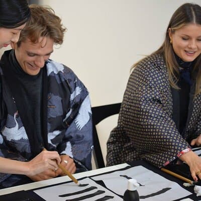 Private Japanese Calligraphy Class in Shibuya Tokyo 4