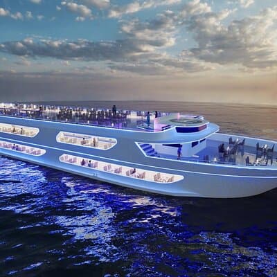 Luxury White Dinner Cruise with Seafood Buffet from Bangkok 2