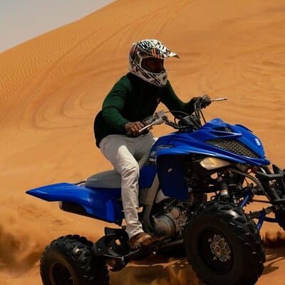 Morning Desert Safari Quad Bike, Camel Ride, Sand Board