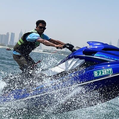 Supercharge Jet Ski Ride DUBAI Views + FREE PICS, VIDS & COFFEE