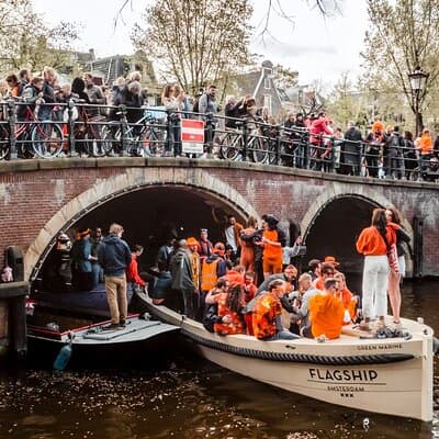 Amsterdam King’s Day Boat Party with Unlimited Drinks 2026 2