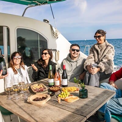 Barcelona Premium Wine Tasting & Tapas in Catamaran - Small Group