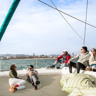 Barcelona Premium Wine Tasting & Tapas in Catamaran - Small Group 4