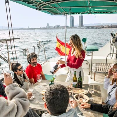 Barcelona: Premium Private Wine Tasting & Tapas in a Catamaran 2