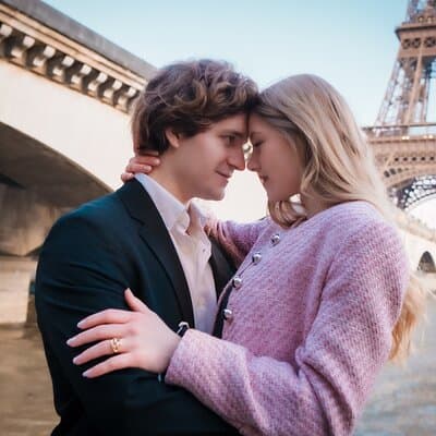 Private Professional Photoshoot near the Eiffel Tower in Paris