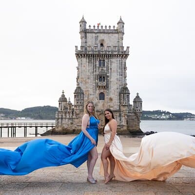 Lisbon Flying Dress & Fashion Photoshoot at iconic places 2