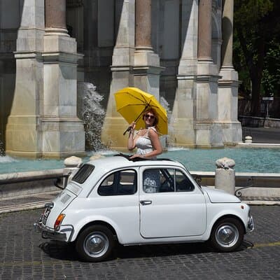 Rome Fiat 500 day&night vintage Experience, with Roman photographer 2