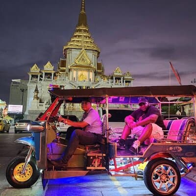 Tuk Tuk Tour Bangkok by Nighttime Sightseeing