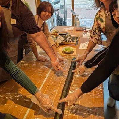 Giant Sushi Cooking Class: Make a 1.5m Sushi Roll in Tokyo 5