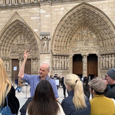 Notre-Dame Cathedral Exterior and Latin Quarter Guided Tour