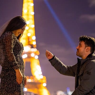 Photoshoot Express Eiffel Tower or other Couples and Proposals 5