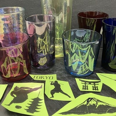 Lets Make Cool Glasses with Sand Shaving Glass Crafts 2