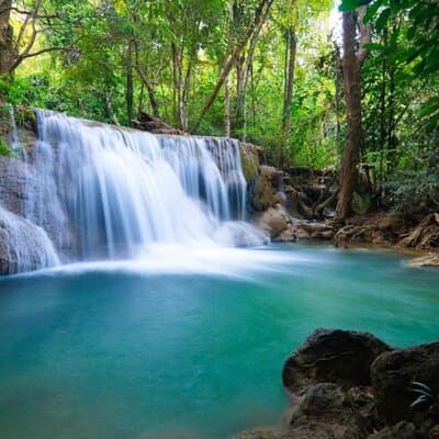Erawan Waterfall & Kanchanaburi Death Railway Private Tour