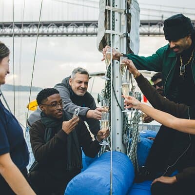Lisbon: Sunset Sailboat Tour on the Tagus River + Welcome Drink