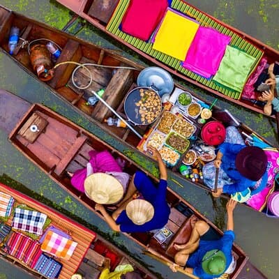 Bangkok: Floating Market & Train Market with Train/Boat ride 4