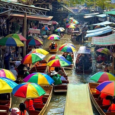 Bangkok: Floating Market & Train Market Discovery 2