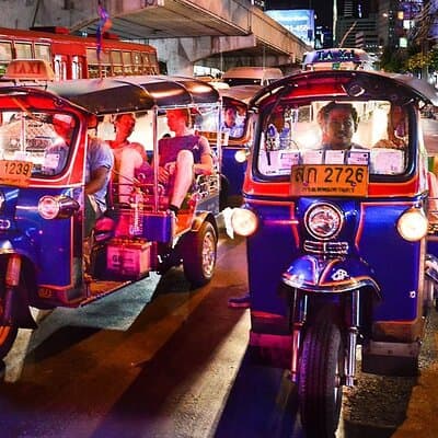 Bangkok After Dark Tuk-Tuk Temples, Markets & Street Food