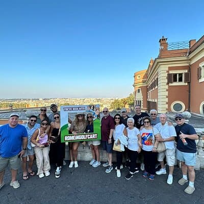 Rome: Fun Private & Group Tour in Golf Cart 1.5 hours 5