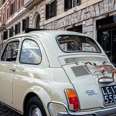 Rome: Retro Fiat 500 Car Tour with Pro Photographer 4