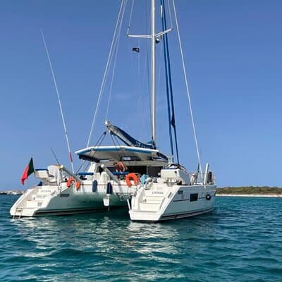 Boat Rental on a Luxurious Catamaran in Lisbon