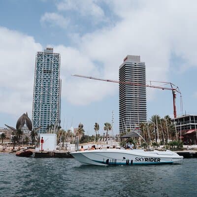 Parasailing in Barcelona 3