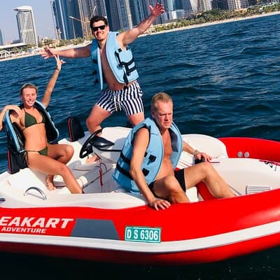 120 MINUTES Dubai Private Self-Drive SeaKart Jet Ski Boat Tour 2
