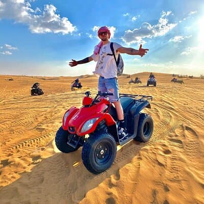 Quad Bike Self-drive & Camel Trekking Experience In Red Dunes Desert 4