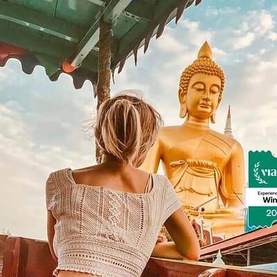 Hidden Bangkok Longtail Boat Tour to Big Buddha&Canal Life 2hrs 2