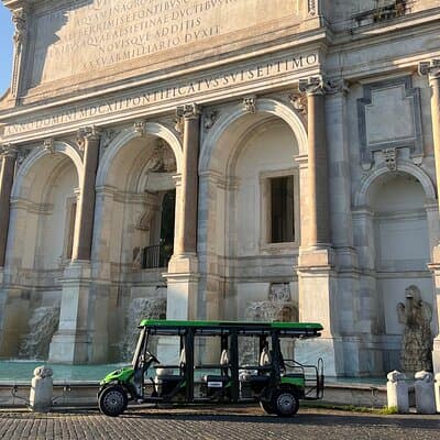 Rome Family Golf Cart Tour with Gelato 3
